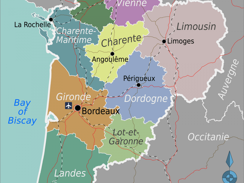 Où se situe la région Nouvelle Aquitaine ?