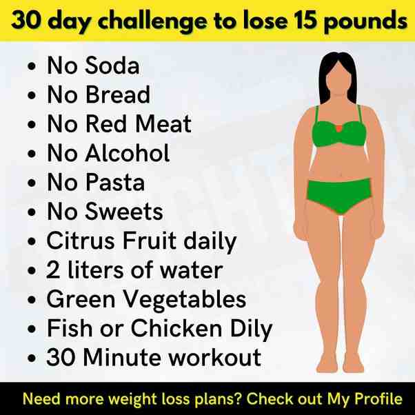 Comment perdre 7 kilos en 2 semaines ?