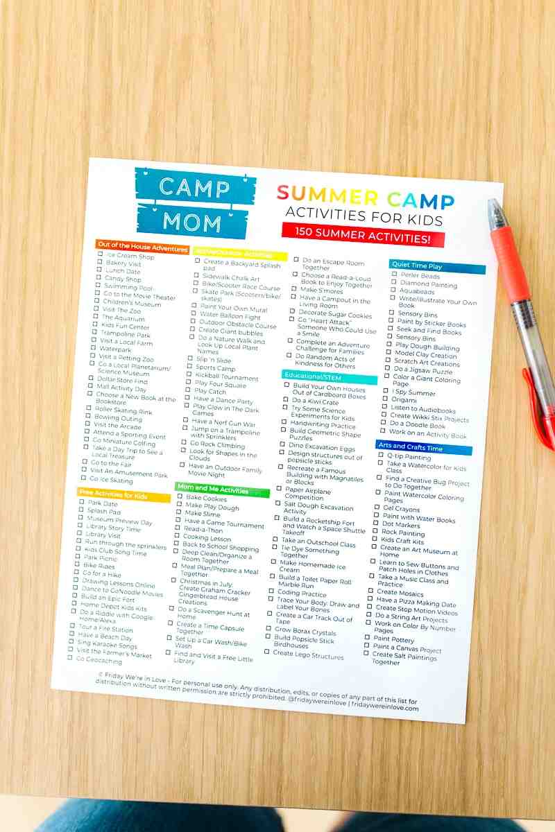 Comment créer un camp d'été ?