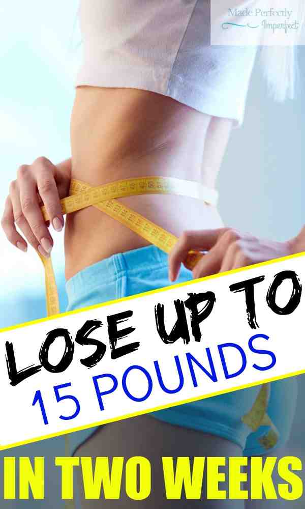 Comment perdre 11 kilos en 2 semaines ?