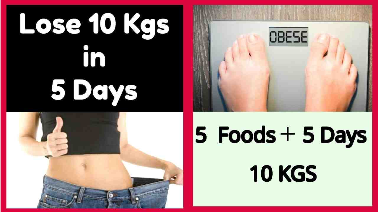 Comment perdre 3 kilos en 3 jour ?